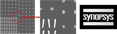 Figure 3: Mask for a 10x10 MLA with different images in each quadrant for animations