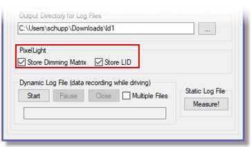 Figure 3: Dimming Matrix power levels during the masking of an oncoming vehicle. | Synopsys