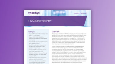 112G Ethernet PHY IP – Datasheet | Synopsys