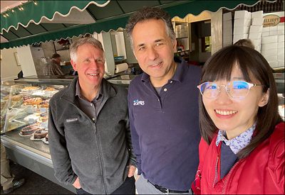 Sherry’s current advisor, Thomas G. Brown, along with Miguel A. Alonso, and Sherry Feng | Synopsys