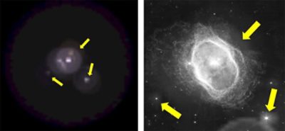 The final image shows simulated stray light effects produced by sources in the scene and the additive stray light effects created by an external light source.