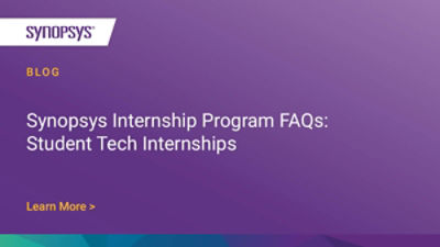 Synopsys Internship Program FAQs Student Tech Internships Synopsys Blog