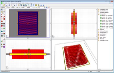 Figure 1: PhC slab structure in the RSoft CAD (left) | ϲֱ