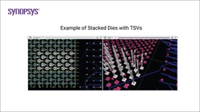 Example of stacked dies with TSVs | °ϲʿ