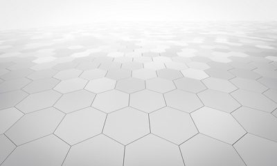 Hexagonal stone tiles