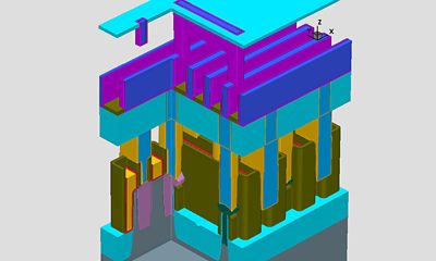 Interconnect simulation tools address the electrical and reliability performance of interconnect structures. Raphae FX l is an industry-standard 2D and 3D field solver that extracts the resistance, capacitance, and inductance of detailed interconnect structures and SRAM cells. 