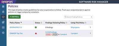 policy driven test orchestration