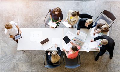 People in a meeting