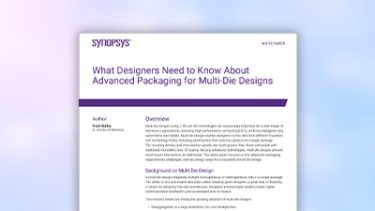 Ansys-Synopsys Technology Update:  The Latest Advances in Multi-Die Design