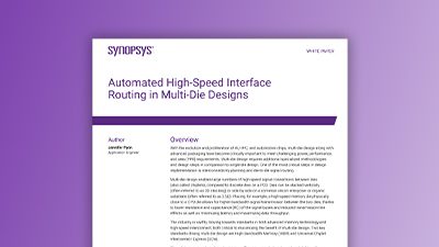 Automated High-Speed Interface Routing in Multi-Die Designs