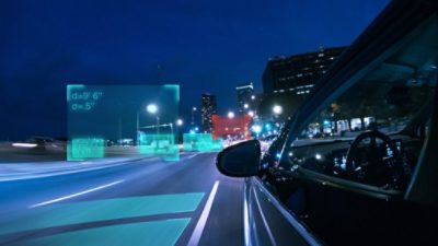 Autonomous Car Side View Mirror