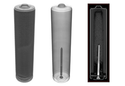 Micro-CT scan of an AAA battery courtesy of Micro Photonics