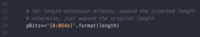 Python Code Demonstrating Length-Extension Attack on SHA-1 MAC Algorithm at Synopsys
