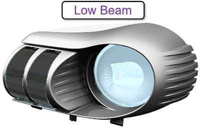 Low beam simulation in LucidShape | Synopsys