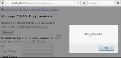 AngularJS 2 Code Illustrating XSS Exploit with SCE Disabled
