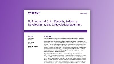 buliding an ai chip: security software development and SLM | synopsys