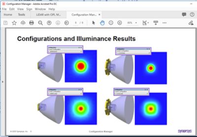 Configuration and Illuminance Results