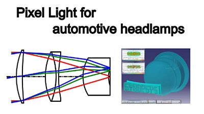 CODE V Example Model - APP_PixelLight_Workflow_PartI | 