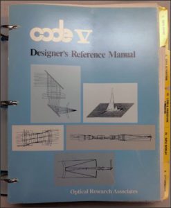 CODE V Designer's Reference Manual | 