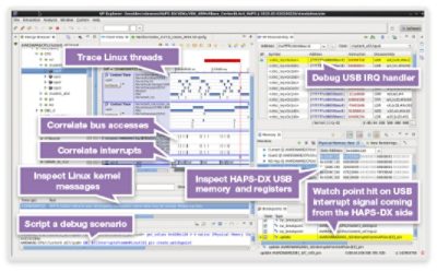 DesignWare Hybrid IP Kits Debugging Interface Screenshot