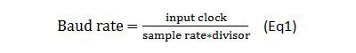 Advanced Peripherals Baud Rate Formula Calculation