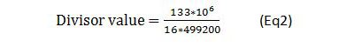 Formulta for Advanced Peripherals Interconnect Calculation