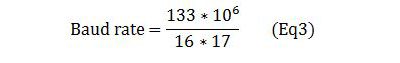 Advanced Peripherals Baud Rate Calculation Formula