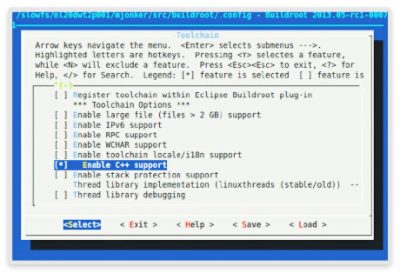 Screenshot of ARC Processor Configuration Options