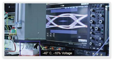 USB Certification Testing Equipment Displaying Results