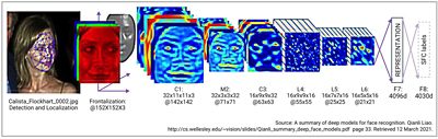 Face Recognition Detection Process Visualization Chart