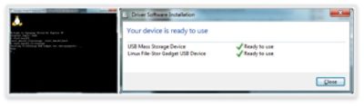 Driver Software Installation Notification on Computer Screen