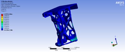 Simulation of Von Mises stress in ANSYS