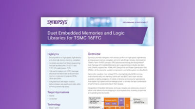 Foundation IP for TSMC 16FFC – Datasheet | Synopsys