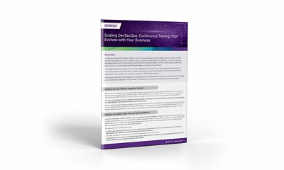 Scaling your DevSecOps with Continuous Testing Guide