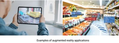 Examples of augmented reality applications | 