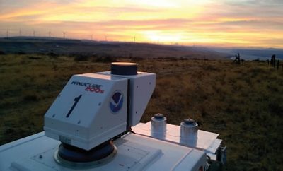 Leosphere Windcube Scanning LiDAR measures wind for development and operations applications - NOAA | 