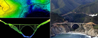 Image 17: LiDAR data on the Bixby Bridge in Big Sur, California - NOAA | Synopsys