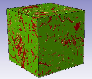 In this project, Simpleware software was used to convert CT data into finite element models suitable for simulating the effect of porosity on the elastic properties of synthetic graphite in COMSOL Multiphysics®. Porosity is formed in synthetic graphite during processing, and can have a significant effect upon its industrial performance. X-ray tomography was used to obtain a stack of images of synthetic graphite that could be processed and meshed as 3D computational models in Simpleware.

The study’s successful use of FEM to help characterize synthetic graphite provides insight into how Simpleware software can contribute to a straightforward workflow for analysing composite material performance in COMSOL and other solvers.