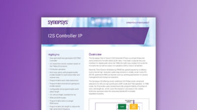 I2S Controller IP – Datasheet | Synopsys