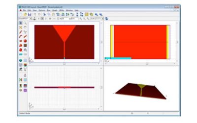 Index Guided Tapered Laser Diode layout in RSoft CAD | Synopsys
