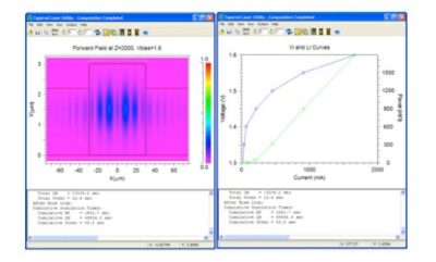 Tapered Laser Utility Simulation Window upon completion | Synopsys