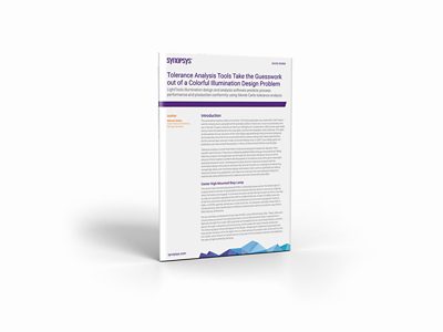 Tolerance Analysis Tools Take the Guesswork out of a Colorful Illumination Design Problem White Paper | Synopsys