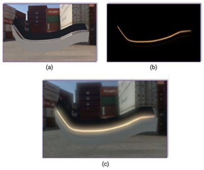 Example of photorealistic renderings of a light guide design in LucidShape CAA V5 Based | 