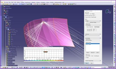 Adding Ray History Sensors in LucidShape CAA