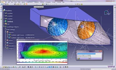 LucidShape CAA V5 Based is a CATIA integrated optical design software and enables you to use CATIA operations and functionalities immediately in the development process.