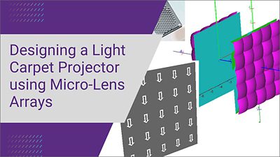 Designing a Light Carpet Projector using Micro-Lens Arrays 