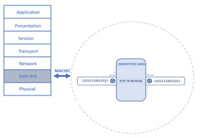 MACSec over Ethernet architecture diagram