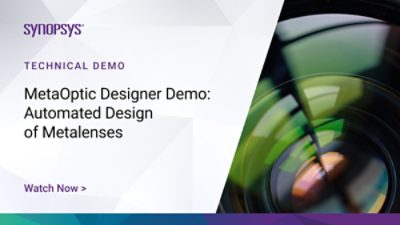 MetaOptic Designer Demo: Automated Design of Metalenses | Synopsys