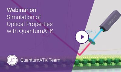 Simulation of Optical Properties with QuantumATK