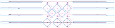 4×4 Benes switch layout in PhoeniX OptoDesigner | Synopsys